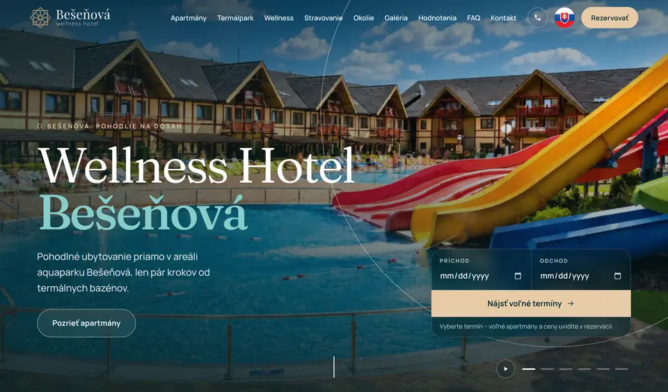 Wellness Hotel Bešeňová – po (počítač)